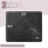 imageMr Pen Mouse Pad 125quotx 105quot 2 Pack Black Pattern Laptop and Computer Mouse Pad Gaming AntiSlip Rubber BaseBlack Pattern