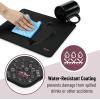 imageMr Pen Mouse Pad 125quotx 105quot 2 Pack Black Pattern Laptop and Computer Mouse Pad Gaming AntiSlip Rubber BaseBlue