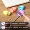 imageMr Pen Pencil Sharpener ampamp Eraser 8 Pack Bright Colors 2 Sharpening Holes Handheld Pencil SharpenerPastel Colors