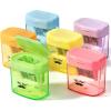 imageMr Pen Pencil Sharpeners Manual 6 Pack Dual Hole Colored Pencil Sharpener ManualMulticolor