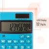 imageMr Pen Standard Function Calculator 12 Digits Small Calculator Pastel Green Solar CalculatorsBlue