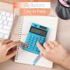 imageMr Pen Standard Function Calculator 12 Digits Small Calculator Pastel Green Solar CalculatorsBlue