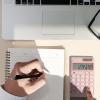 imageMr Pen Standard Function Calculator 12 Digits Small Calculator Pastel Green Solar CalculatorsLight Pink