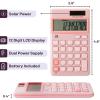 imageMr Pen Standard Function Calculator 12 Digits Small Calculator Pastel Green Solar CalculatorsLight Pink