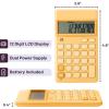 imageMr Pen Standard Function Calculator 12 Digits Small Calculator Pastel Green Solar CalculatorsOrange