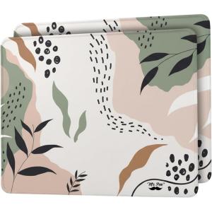 imageMr Pen Mouse Pad 125quotx 105quot 2 Pack Black Pattern Laptop and Computer Mouse Pad Gaming AntiSlip Rubber BaseAbstract Design