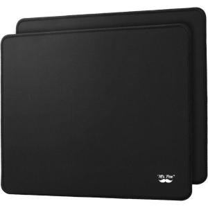 imageMr Pen Mouse Pad 125quotx 105quot 2 Pack Black Pattern Laptop and Computer Mouse Pad Gaming AntiSlip Rubber BaseBlack