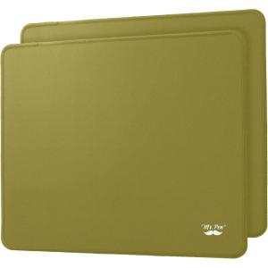 imageMr Pen Mouse Pad 125quotx 105quot 2 Pack Black Pattern Laptop and Computer Mouse Pad Gaming AntiSlip Rubber BaseGreen