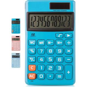 imageMr Pen Standard Function Calculator 12 Digits Small Calculator Pastel Green Solar CalculatorsBlue