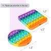 imageMr Pen Poppers Fidget Toy 2 Pack Sensory Bubble Push Toy PoppetCircle  Square