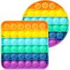 imageMr Pen Poppers Fidget Toy 2 Pack Sensory Bubble Push Toy PoppetCircle  Square