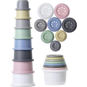 imageMr Pen 8 Pcs Baby Stacking Toys Nesting Cups for Baby and Toddler