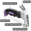 imageMr Pen Nail Assortment Kit and 8oz Small Hammer for Picture Hanging Purple Hammer 600 pcs Small Nails for Hanging PicturesPurple