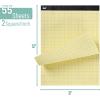 imageMr Pen Graph Paper 24 Pack 30 SheetsPack 85quotx11quot 4x4 4 Squares Per Inch Math Graph Paper Pad Computation PadsYellow