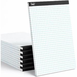imageMr Pen Graph Paper 12 Pack 55 SheetsPack 85quotx11quot 4x4 4 Squares Per Inch Math Graph Paper Pad Computation Pads