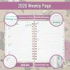 image2026 Planner Weekly and Monthly Calendar Planner for Women Jan 2026  Dec 2026 Hardcover Planning Agenda book Spiral Bound Inner Pocket Perfect for School Office Supplies 63quot x 85quotSpring Meadow
