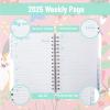 image2026 Planner Weekly and Monthly Calendar Planner for Women Jan 2026  Dec 2026 Hardcover Planning Agenda book Spiral Bound Inner Pocket Perfect for School Office Supplies 63quot x 85quotBlossom Pink