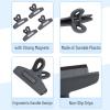 imageMr Pen Magnetic Bag Clips 4 Pack 5 Inches Wide Pink Shades Heavy Duty Clips for Food Packages Chip Bag Clip for FridgeGrey Shades