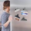 imageMr Pen Magnetic Bag Clips 4 Pack 5 Inches Wide Pink Shades Heavy Duty Clips for Food Packages Chip Bag Clip for FridgeGrey Shades
