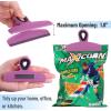 imageMr Pen Magnetic Bag Clips 4 Pack 5 Inches Wide Pink Shades Heavy Duty Clips for Food Packages Chip Bag Clip for FridgePink Shades
