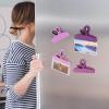 imageMr Pen Magnetic Bag Clips 4 Pack 5 Inches Wide Pink Shades Heavy Duty Clips for Food Packages Chip Bag Clip for FridgePink Shades