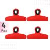 imageMr Pen Magnetic Bag Clips 4 Pack 5 Inches Wide Pink Shades Heavy Duty Clips for Food Packages Chip Bag Clip for FridgeRed