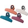 imageMr Pen Magnetic Bag Clips 4 Pack 5 Inches Wide Pink Shades Heavy Duty Clips for Food Packages Chip Bag Clip for FridgeTeal and Coral