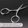 imageMr Pen Embroidery Scissors Curved 2 Pack 35 Inch Silver Embroidery Scissors Small2 pcs