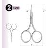 imageMr Pen Embroidery Scissors Curved 2 Pack 35 Inch Silver Embroidery Scissors Small2 pcs