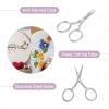 imageMr Pen Embroidery Scissors Curved 2 Pack 35 Inch Silver Embroidery Scissors Small4 pcs