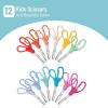 imageMr Pen Kids Scissors Bulk 5 Inch 24 Pack Bright Color Stainless Steel Blunt Tip ampamp Ergonomic Plastic HandleModern Shades