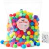 imageMr Pen  250 1 Inch Multicolor Faux Fur Pom Poms ampamp 50 Googly Eyes Craft Pom Poms for DIY Christmas Decor