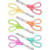 imageMr Pen Kids Scissors Bulk 5 Inch 24 Pack Bright Color Stainless Steel Blunt Tip ampamp Ergonomic Plastic HandleTropical Candy