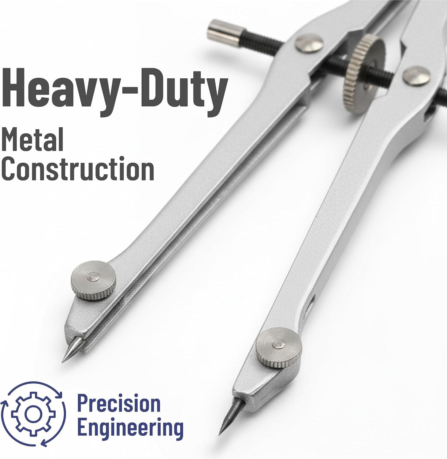 imageMr Pen Geometry Set 15 pcs Light Blue 6 Inch Swing Arm Protractor Divider Set Squares Ruler Compasses and ProtractorLight Blue