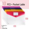 imageMr Pen Clear Plastic Envelopes 10 Pack A4 Letter Size Velvet Heat Clear Folders for Documents Plastic Envelopes for DocumentsVelvet Heat