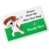 imageMr Pen No Pooping Dog Signs for Yard 2 Pack Clean Up After Your Dog Signs with HStake Stand WaterproofGreen 1