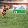 imageMr Pen No Pooping Dog Signs for Yard 2 Pack Clean Up After Your Dog Signs with HStake Stand WaterproofGreen 2