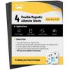 imageMr Pen Flexible Magnetic Sheets with Adhesive Backing 8quot x 10quot 30 Pack Magnet Sheets with Adhesive8 x 10