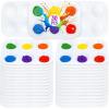 imageMr Pen Plastic Paint Palette 30 Pack 6 Wells White Rectangular Paint Tray Palette for Painting DIY Craft