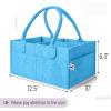 image:imageMr Pen Baby Diaper Caddy Organizer 2 Pack Blue Inside Large Baby Caddy Organizer with Handle Collapsible amp PortableBlue