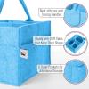 image:imageMr Pen Baby Diaper Caddy Organizer 2 Pack Blue Inside Large Baby Caddy Organizer with Handle Collapsible amp PortableBlue