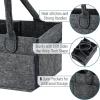 image:imageMr Pen Baby Diaper Caddy Organizer 2 Pack Blue Inside Large Baby Caddy Organizer with Handle Collapsible amp PortableCharcoal Gray