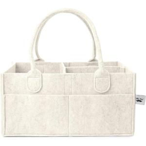 image:imageMr Pen Baby Diaper Caddy Organizer 2 Pack Blue Inside Large Baby Caddy Organizer with Handle Collapsible amp PortableBeige