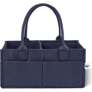 image:imageMr Pen Baby Diaper Caddy Organizer 2 Pack Blue Inside Large Baby Caddy Organizer with Handle Collapsible amp PortableNavy Blue