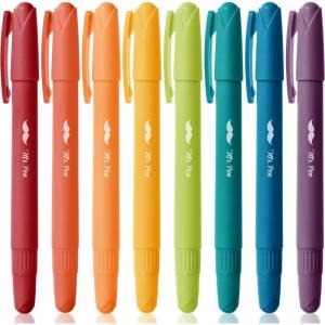 image:imageMr Pen Gel Highlighters 8 Pack Assorted Colors No Bleed Bible Markers