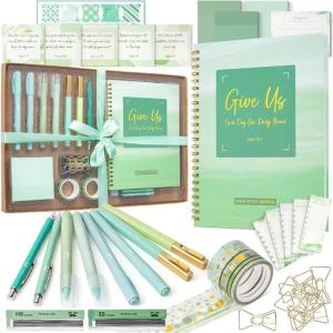 image:imageMr Pen Bible Journaling Kit for Women Forest Mist Color Theme Bible Study Supplies Journaling KitForest Mist