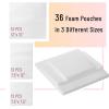 image:imageMr Pen Foam Pouches 36 pcs Assorted Size Plate Packing Sleeves Foam Packing Pouches Foam Pouches for Packing Dishes Packing Supplies for Moving Dishes and Glasses Foam Moving Pouches