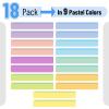 image:imageMr Pen Guided Reading Strips with Line 18 Pack Pastel Color Bookmarks for Kids Highlight Strips for Books Reading Trackers for Kids