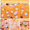 image:imageMr Pen Slime Charms 100pcs Resin Charms Charms for Slime Cute Charms Flatback Resin Charms Fake Candy CharmsSmall  Flat