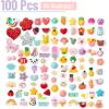 image:imageMr Pen Slime Charms 100pcs Resin Charms Charms for Slime Cute Charms Flatback Resin Charms Fake Candy CharmsSmall  Flat